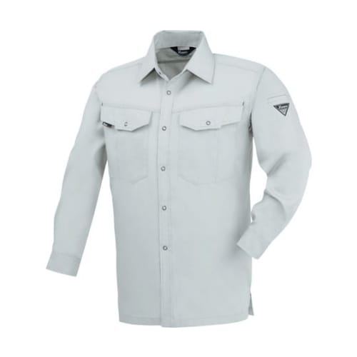 長袖シャツ グレー 5L 1493−20