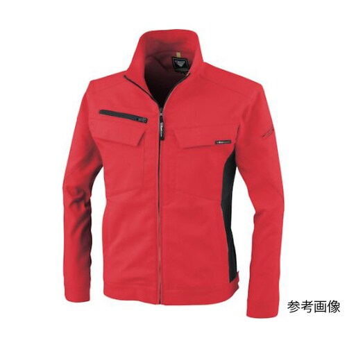 長袖ブルゾン レッド 5L 1500−7