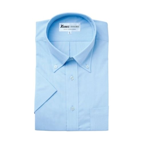 半袖ボタンダウン サックス M 1505