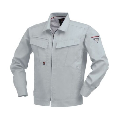 長袖ブルゾン シルバーグレー LL 16