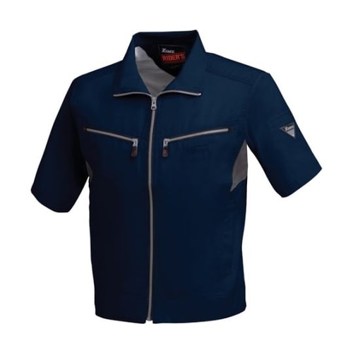 半袖ブルゾン 紺 LL 1661−10−