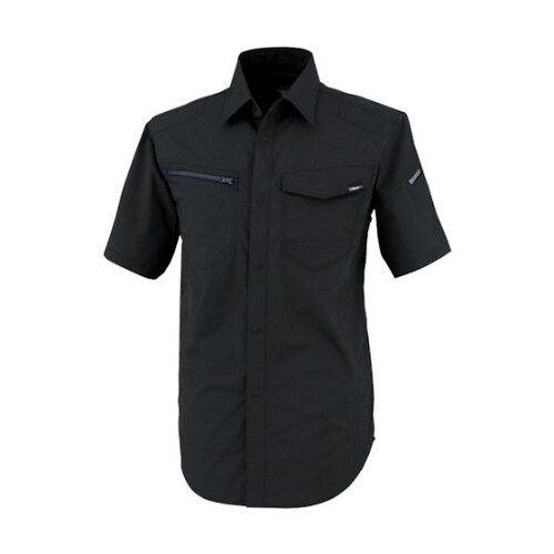 TCストレッチ半袖シャツ クロ SS 1