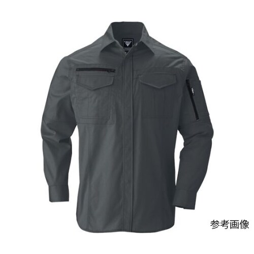 長袖シャツ チャコールグレー S 201