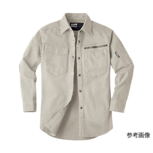 長袖シャツ サンドベージュ L 2174