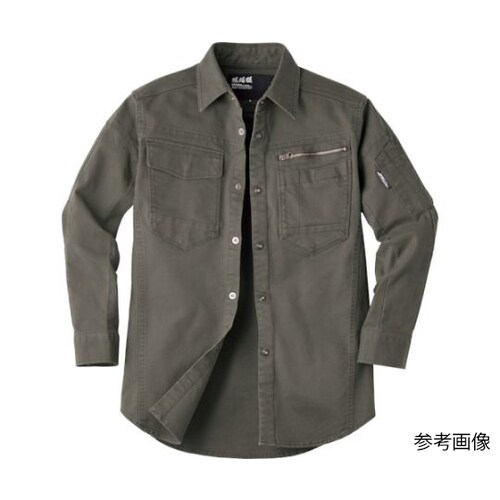 長袖シャツ アーミーグリーン LL 21