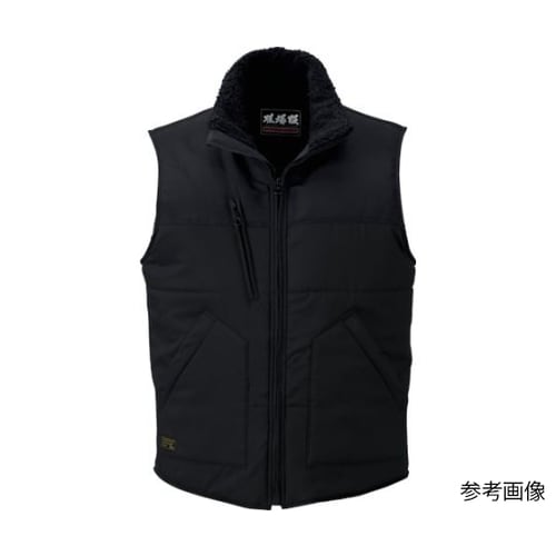 現場服 防寒ベスト 5L 黒 5L 22