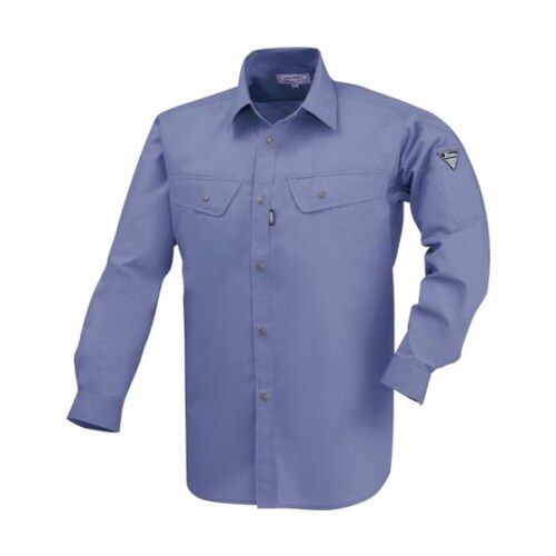 長袖シャツ バイオレット L 2330−