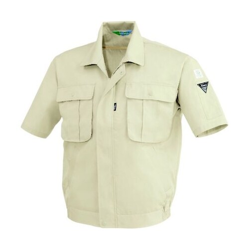 半袖ブルゾン アイボリー 5L 3191