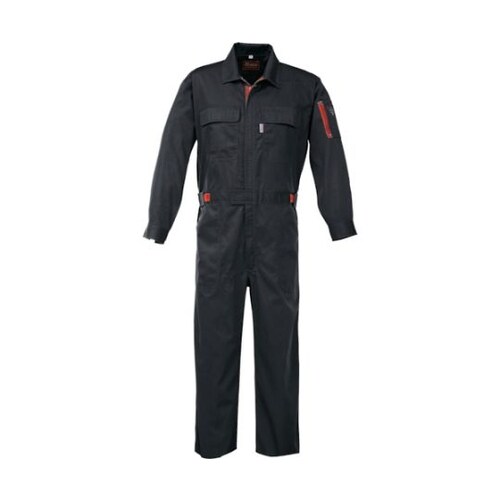 ツナギ服 クロ L 34005−90−L