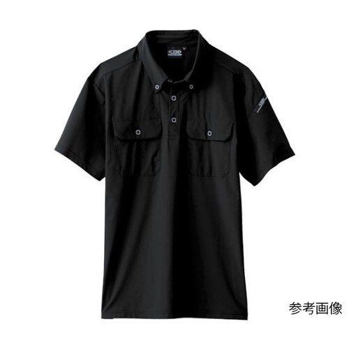 半袖ポロシャツ クロ SS 6080−9