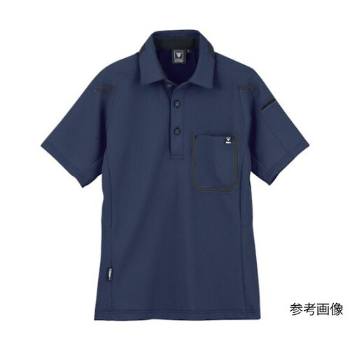 半袖ポロシャツ 紺 SS 6190−10