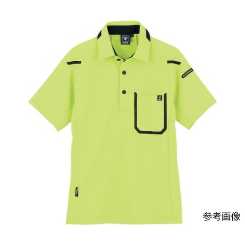 半袖ポロシャツ イエローグリーン M 6