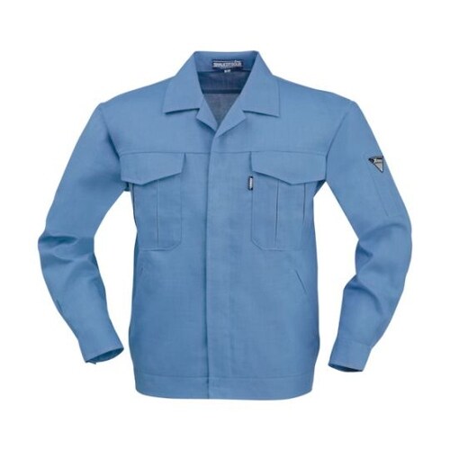 長袖ブルゾン ブルー 5L 6254−4