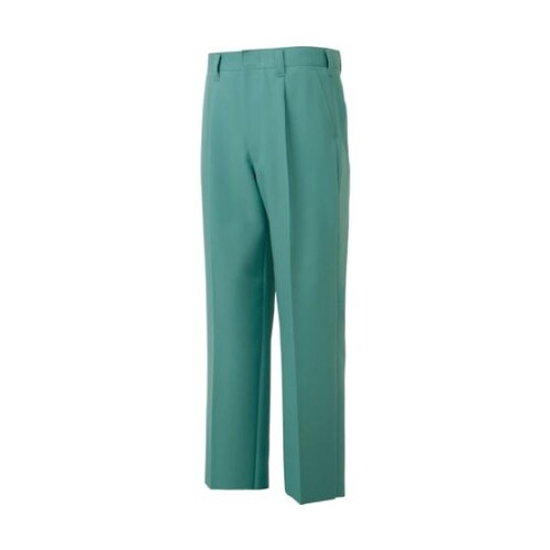 スラックス エメラルドグリーン ウエスト