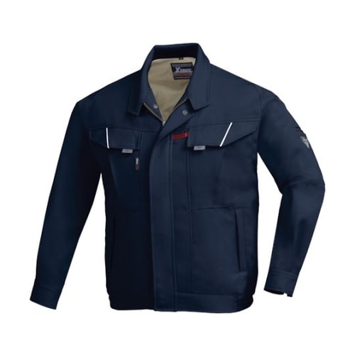 長袖ブルゾン 紺 L 7550−10−L