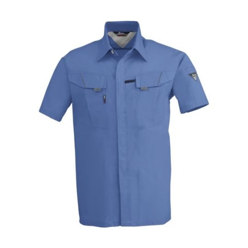 半袖シャツ ブルー LL 7562−40