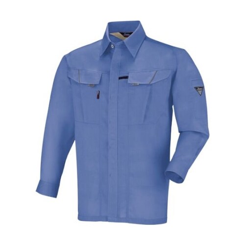 長袖シャツ ブルー LL 7563−40