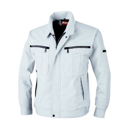 長袖ブルゾン シルバーグレー 3L 88