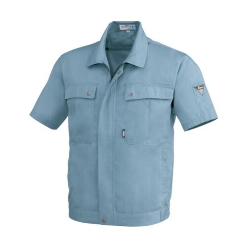 半袖ブルゾン ブルーグレー L 9210