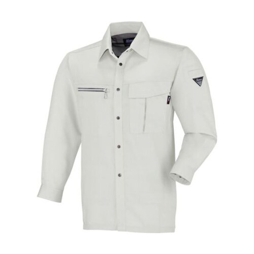 長袖シャツ シルバーグレー 4L 125