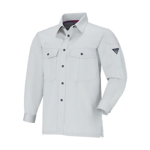長袖シャツ グレー 4L 1273−20