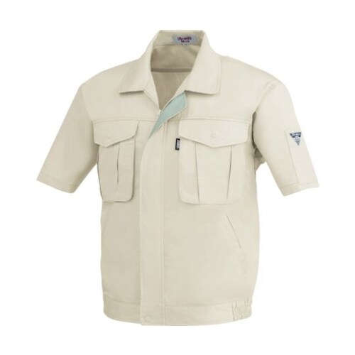 半袖ブルゾン アイボリー L 1291−