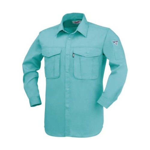 長袖シャツ ミントグリーン LL 129