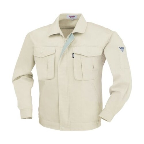 長袖ブルゾン アイボリー 5L 1294