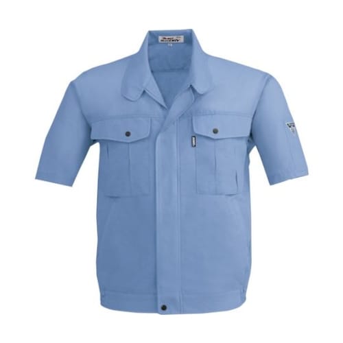 半袖ブルゾン ブルー LL 1341−4