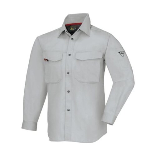 長袖シャツ グレー 3L 1473−20