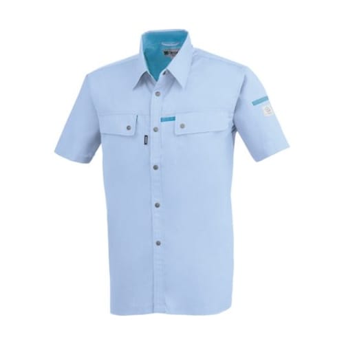 半袖シャツ サックス 3L 1552−4