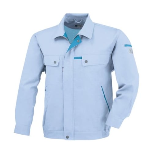 長袖ブルゾン サックス LL 1554−