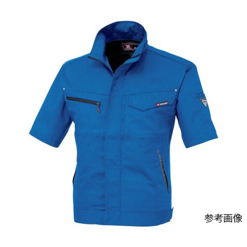 半袖ブルゾン ロイヤルブルー L 163