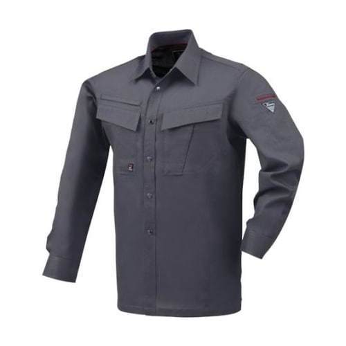 長袖シャツ チャコールグレー S 165