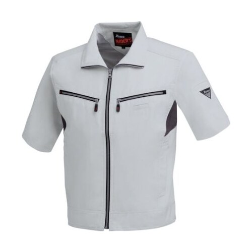 半袖ブルゾン シルバーグレー L 166