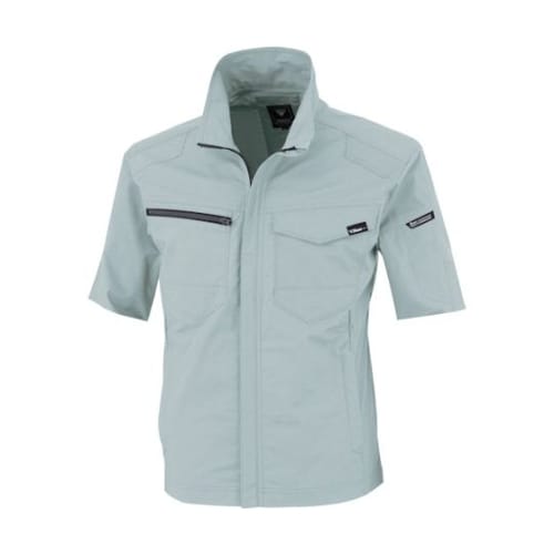 TCストレッチ半袖ブルゾン モスグリーン