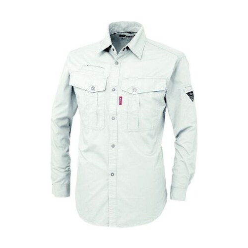 長袖シャツ アイボリー 4L 1793−