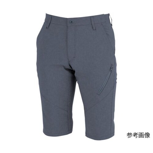 メンズハーフパンツ 杢グレー ウエスト7