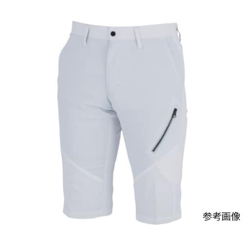 メンズハーフパンツ シルバーグレー ウエ