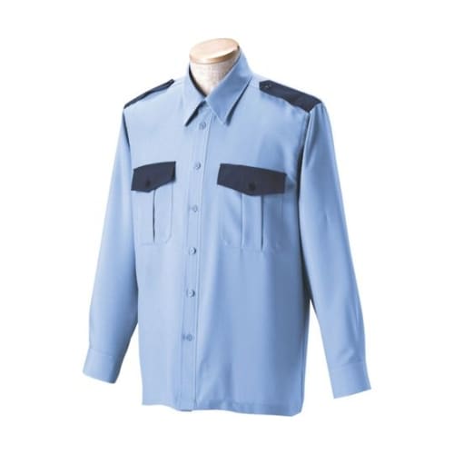 切替長袖シャツ サックス LL 1830
