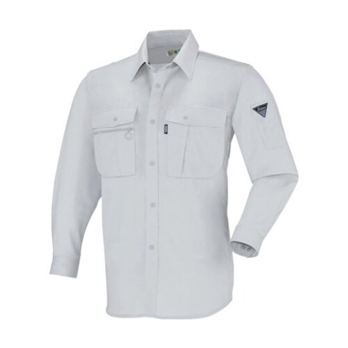 長袖シャツ グレー 3L 1913−20
