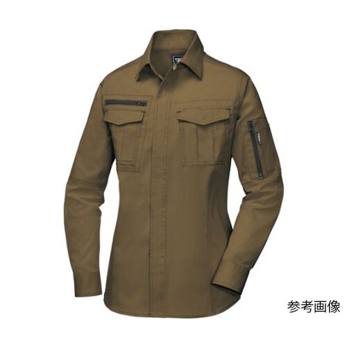 レディス長袖シャツ キャメル サイズ11