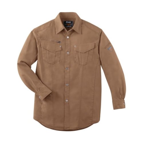 長袖シャツ モカ M 2153−53−M