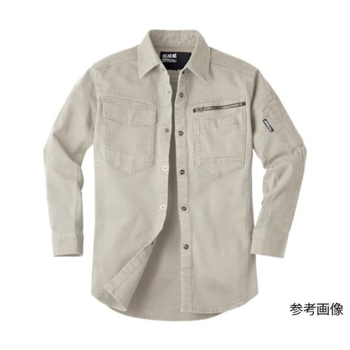 長袖シャツ サンドベージュ M 2174