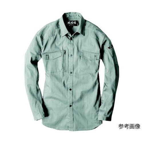 長袖シャツ グレー 3L 2233−20