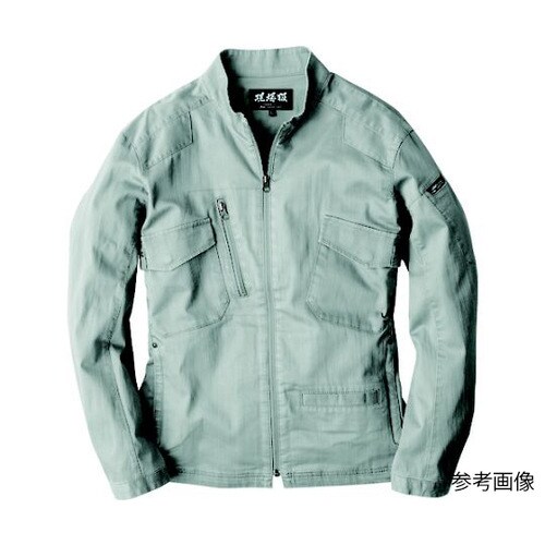 長袖ブルゾン グレー 5L 2234−2