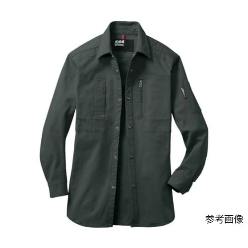 長袖シャツ アーミーグリーン 4L 22