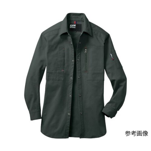 長袖シャツ アーミーグリーン 5L 22