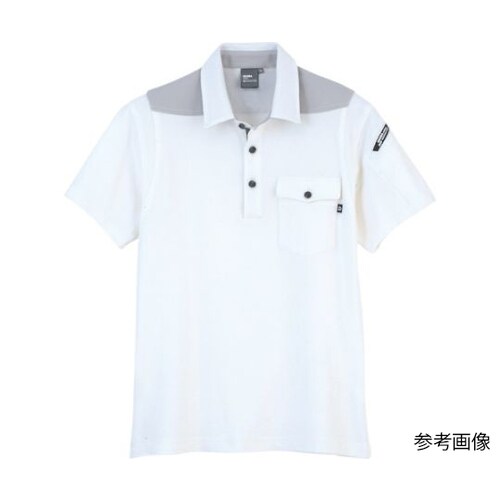 半袖ポロシャツ シロ 4L 6050−3