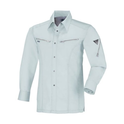 長袖シャツ ミストグリーン M 8873